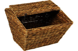 Heart of House Hyacinth Laundry Basket with Lid - Natural